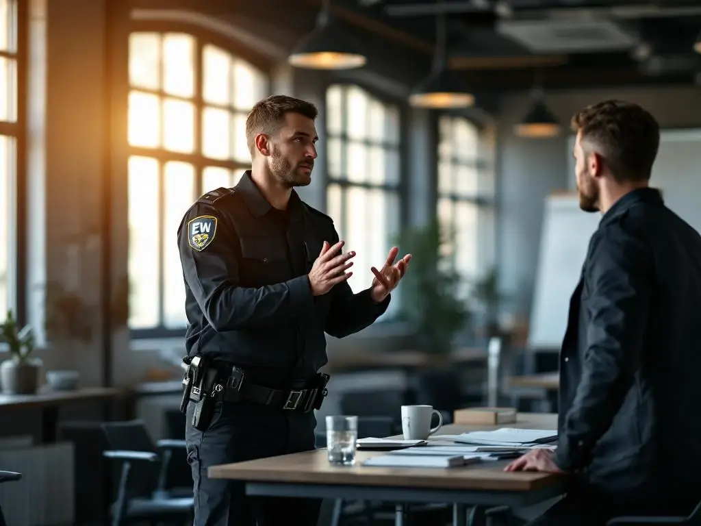 Welke training krijgen beveiligingsmedewerkers voor conflicthantering?